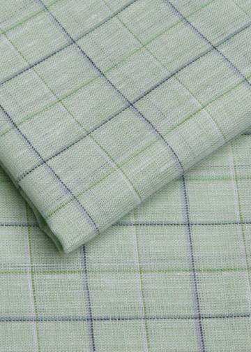 100% Linen Stripe & Checks Fabric