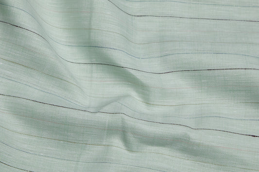 100% Linen, Yarn Dyed, Plain,Pista And Blue And Black And pink Men And Women, Unstitched Shirting Or Top Fabric