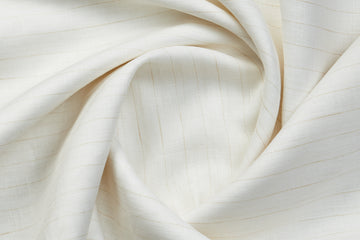 100% Linen, Yarn Dyed, Plain,Off White And Brown Men And Women, Unstitched Shirting Or Top Fabric