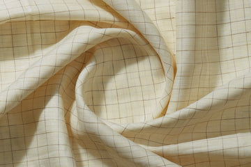 100% Linen, Yarn Dyed, Plain,Lemon And Brown Men And Women, Unstitched Shirting Or Top Fabric